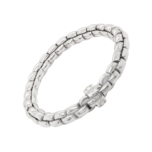 FOPE Eka Flex'it 18 Carat White Gold Mesh Bracelet