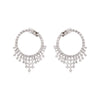 Valente Milano 18ct White Gold and Diamond Chandelier Hoop Earrings