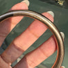 Antique Plain Hollow Bangle Bracelet in 15 Carat Rose Gold, London, 1920