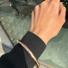 Antique Plain Hollow Bangle Bracelet in 15 Carat Rose Gold, London, 1920