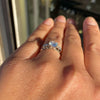 1.25 Carat Transitional Cut Diamond and Platinum Engagement Ring, circa 1920s