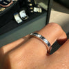 Cartier Lanières 18 Carat White Gold Wedding Band Ring