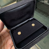 Tiffany & Co. Diamond and 18 Carat Rose Gold Floral Stud Earrings