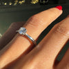 David Morris 0.57ct F VS1 Diamond Platinum Solitaire Engagement Ring