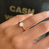 0.71ct D VS2 Round Brilliant Cut Diamond 18ct Rose Gold Engagement Ring