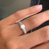 0.57ct F VS2 Round Brilliant Cut Diamond 18 Carat White Gold Engagement Ring