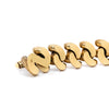 Vintage Chunky Hook Link 14 Carat Yellow Gold Bracelet, Circa 1960's