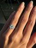 1.01 Carat I VS2 Cushion Cut Diamond Halo Ring in 18 Carat White Gold