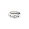18 Carat White Gold Two-Piece Ring with Detachable Diamond Set Band
