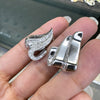 Diamond 18 Carat White Gold Ribbon Lever-Back Earrings