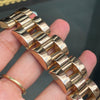 Retro 18 Carat Yellow Gold 'Tank' Style Link Bracelet