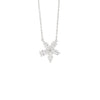 Tiffany & Co Victoria Mixed Diamond Cluster Platinum Pendant Necklace
