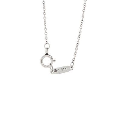 Tiffany & Co Victoria Mixed Diamond Cluster Platinum Pendant Necklace