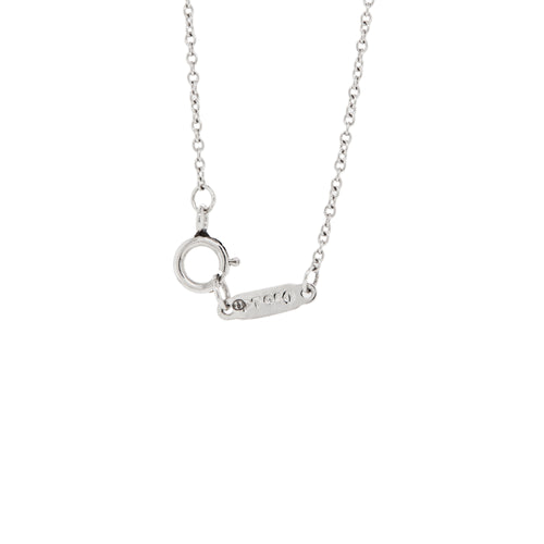 Tiffany & Co Victoria Mixed Diamond Cluster Platinum Pendant Necklace