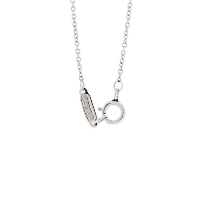 Tiffany & Co Victoria Mixed Diamond Cluster Platinum Pendant Necklace