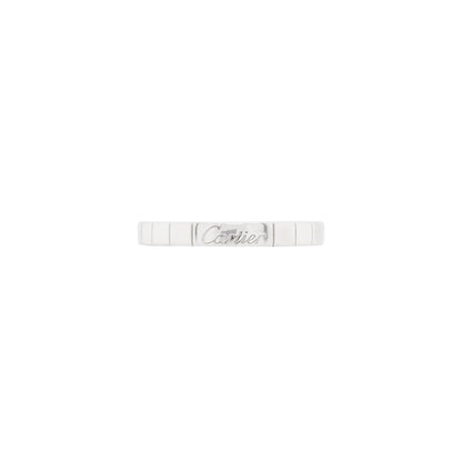 Cartier Lanières 18 Carat White Gold Wedding Band Ring