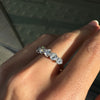 Antique Old Cut Diamond 18 Carat Yellow Gold & Platinum Five Stone Ring