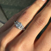 Antique 1.29ct Old Mine Cut Diamond 18 Carat Gold and Platinum Engagement Ring