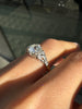 Antique 1.29ct Old Mine Cut Diamond 18 Carat Gold and Platinum Engagement Ring