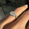Antique 1.29ct Old Mine Cut Diamond 18 Carat Gold and Platinum Engagement Ring
