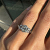 Antique 1.29ct Old Mine Cut Diamond 18 Carat Gold and Platinum Engagement Ring