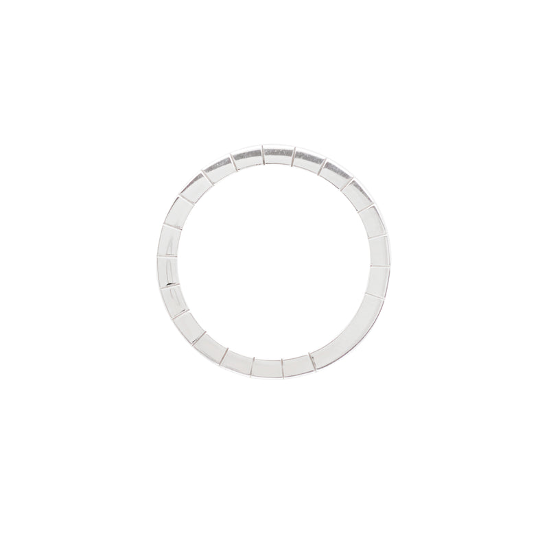 Cartier Lanières 18 Carat White Gold Wedding Band Ring