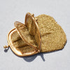Antique 18K Yellow Gold Mesh Two Compartment Coin Purse, circa 1920's