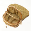 Antique 18K Yellow Gold Mesh Two Compartment Coin Purse, circa 1920's