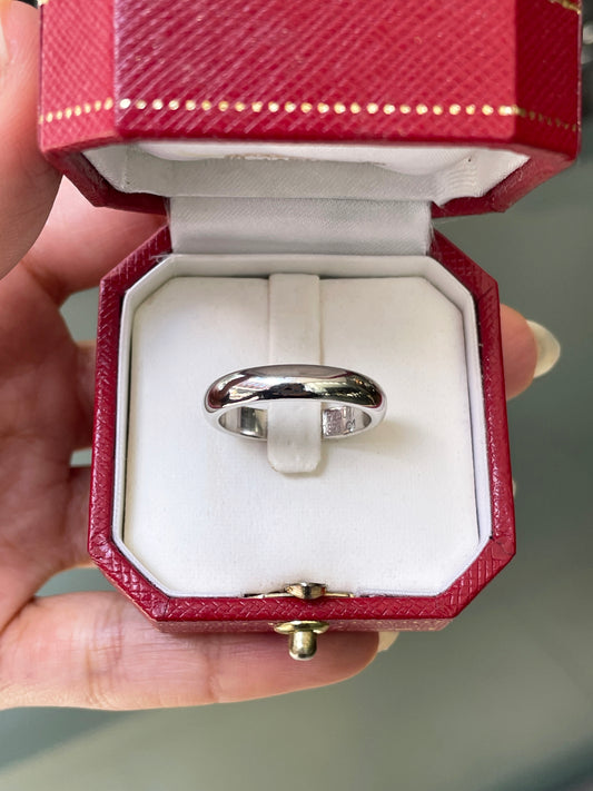 Cartier 1895 Platinum Wedding Band Ring