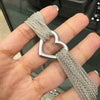 Tiffany & Co. Open Heart Multi Chain Sterling Silver Necklace with Toggle Clasp