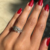 1.18ct Fancy Brown Round Brilliant Cut Diamond Platinum Engagement Ring