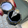 1.18ct Fancy Brown Round Brilliant Cut Diamond Platinum Engagement Ring