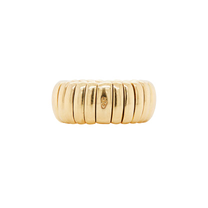Links of London 18 Carat Yellow Gold Wide Flexi Band Dress Ring