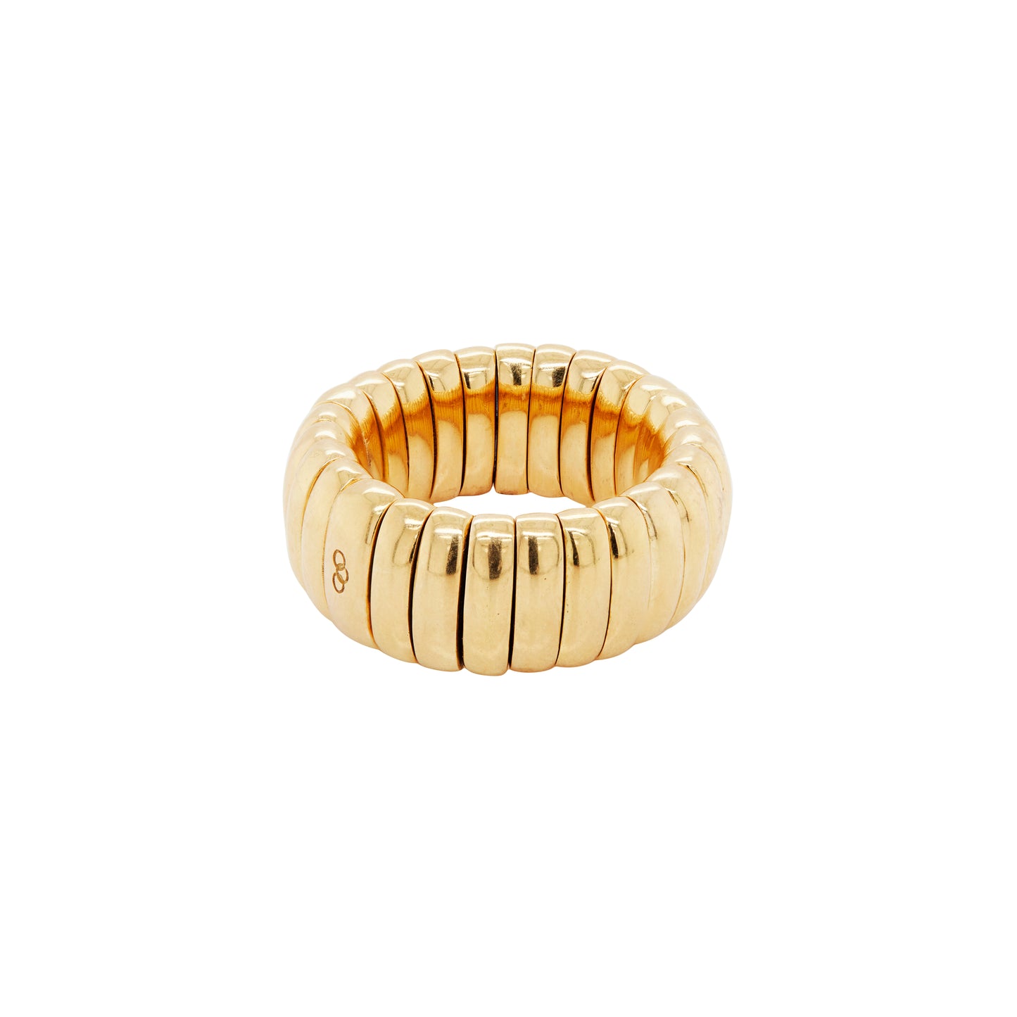 Links of London 18 Carat Yellow Gold Wide Flexi Band Dress Ring
