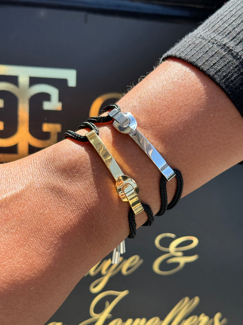 Navy Lv Treble Leather Bracelet Jewelry Bracelets Bracelet Lv Treble Louis Vuitton 18 Carat White