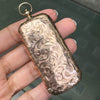 Antique Engraved Vesta Case &  Sovereign Coin Holder in 9 Carat Rose Gold, 1900