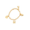 Tiffany & Co. 18 Carat Yellow Gold Chain Diamond Charm Bracelet