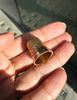 Antique Engraved Thimble in 9 Carat Rose and Yellow Gold, 1942