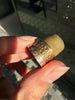 Antique Engraved Thimble in 9 Carat Rose and Yellow Gold, 1942