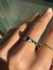 Sapphire and Diamond 18 Carat Yellow & White Gold Dress Ring