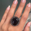 Pasquale Bruni 'Ghirlanda' Onyx, Black Spinel and Diamond 18K White Gold Ring