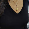 6.91ct Pear Cabochon Opal and Diamond Cluster 18ct Rose Gold Necklace