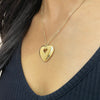 Wempe by Kim Amor Manet Diamond 18 Carat Yellow Gold Heart Pendant