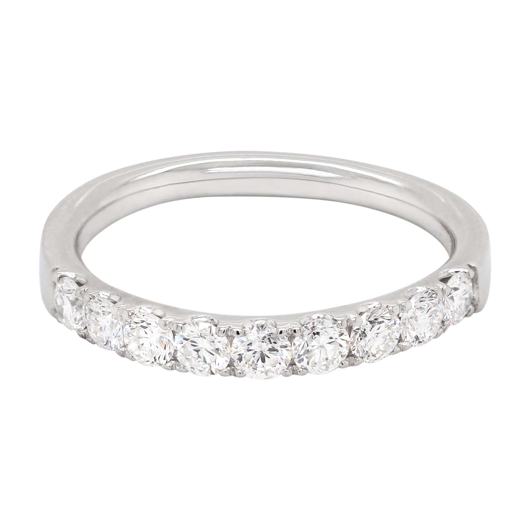 Mappin & Webb Diamond Half Eternity Platinum Ring