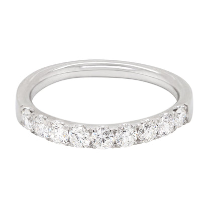 Mappin & Webb Diamond Half Eternity Platinum Ring