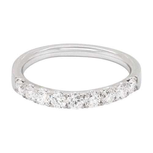Mappin & Webb Diamond Half Eternity Platinum Ring