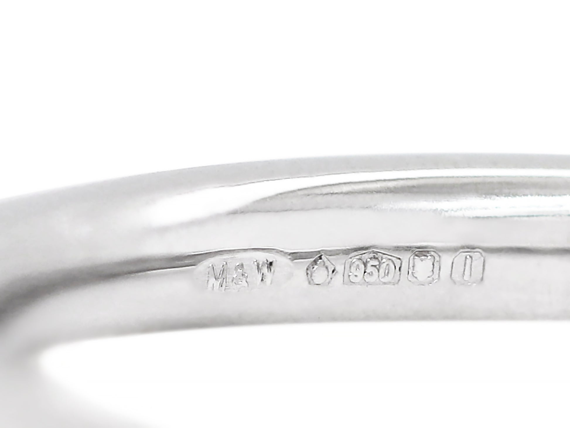 Mappin & Webb Diamond Half Eternity Platinum Ring - Tobi Gem Setting