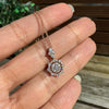 Diamond 14 Carat Rose Gold Open Work Star Pendant Necklace