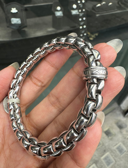 FOPE Eka Flex'it 18 Carat White Gold Mesh Bracelet