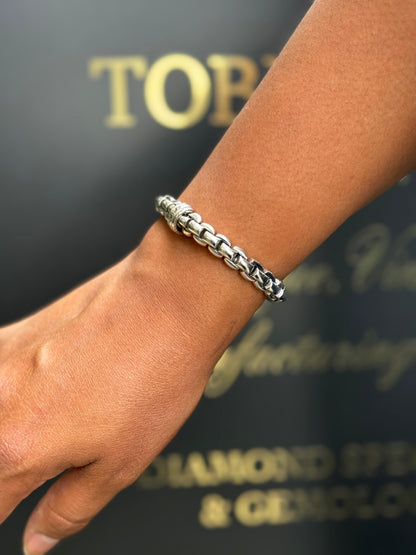 FOPE Eka Flex'it 18 Carat White Gold Mesh Bracelet